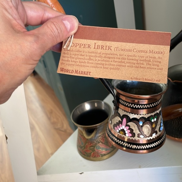 Copper Ibrick (Turkish Coffee Maker) - Picture 2 of 2
